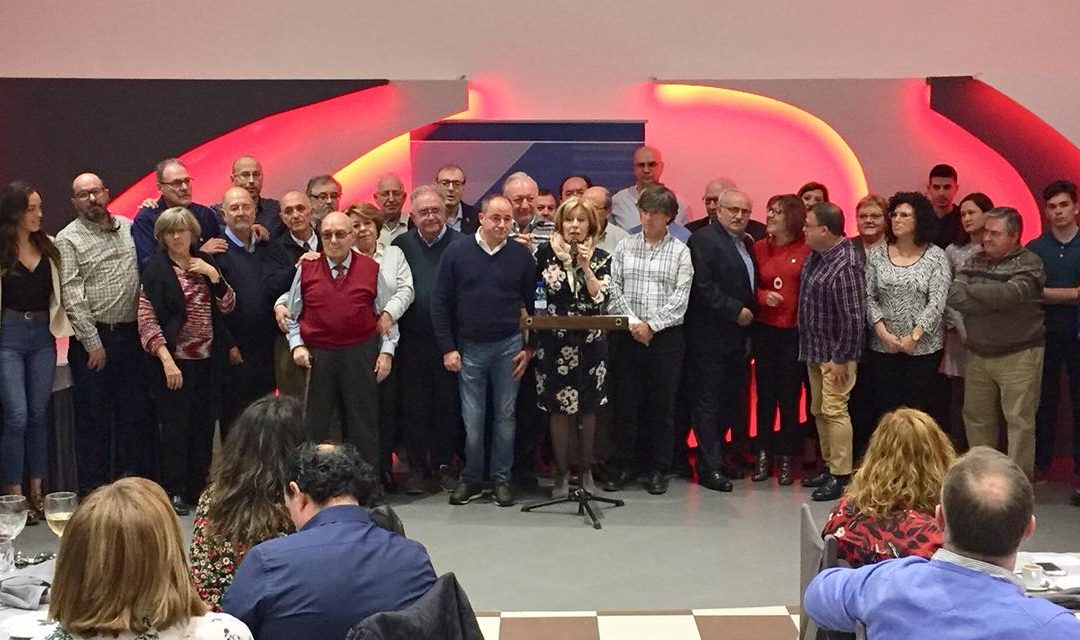 El PSOE de Albacete homenajea a sus integrantes con más de 35 años militando en el Partido