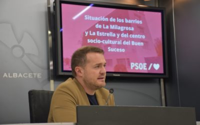 El PSOE propone repensar colectivamente la actuación municipal en los barrios de La Milagrosa y La Estrella