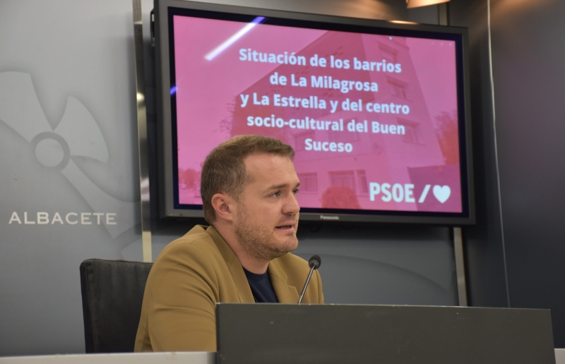 El PSOE propone repensar colectivamente la actuación municipal en los barrios de La Milagrosa y La Estrella