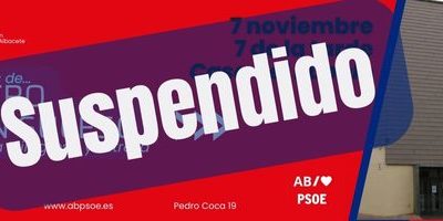 Suspendido Acto convocado hoy a las 19h.