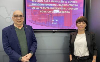 El Grupo Municipal Socialista critica que Manuel Serrano deje sin nuevo centro sociocultural al barrio Centro y considera que “no debe estar entre sus prioridades”