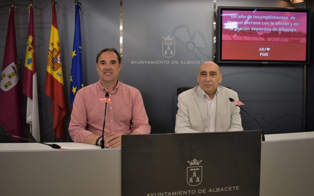 Roberto Tejada: “El alcalde ha incumplido su compromiso con la afición y con el Albacete Balompié: un año después el Carlos Belmonte no tiene videomarcador”